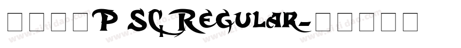 小赖字体P SC Regular字体转换